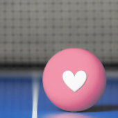 Balle De Ping Pong Puffy Heart (Filet)
