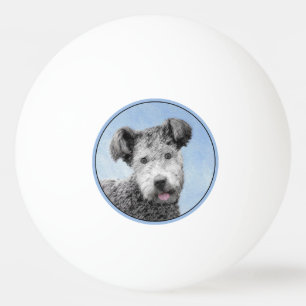 Balle De Ping Pong Pumi Peinture - Cute Original Chien Art
