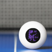 Balle De Ping Pong Purple Trex le Boss Dino (Filet)