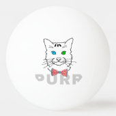 Balle De Ping Pong Purr de chat (Dos)
