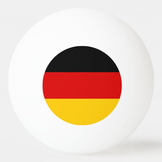 Balle De Ping Pong Qualité du drapeau allemand (Dos)