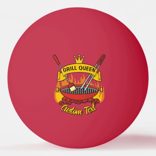 Balle De Ping Pong Queen Grill (Devant)