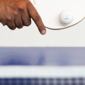 Balle De Ping Pong Raquette de ping pong monogrammée vert mousse (Paddle)