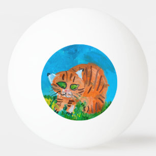 Balle De Ping Pong Red Kitten