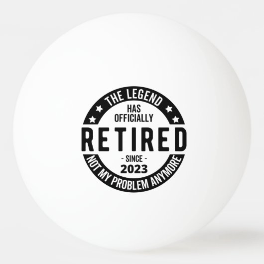 Balle De Ping Pong régime de retraite (Devant)
