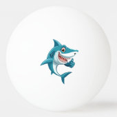 Balle De Ping Pong Requin mignon (Dos)