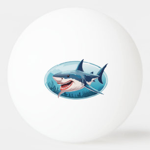 Balle De Ping Pong Requin terrifiant