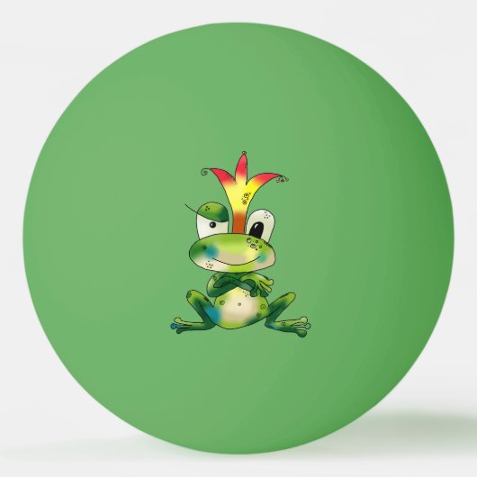 Balle De Ping Pong roi grenouille (Devant)