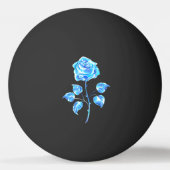 Balle De Ping Pong Rose bleu brûlant (Devant)