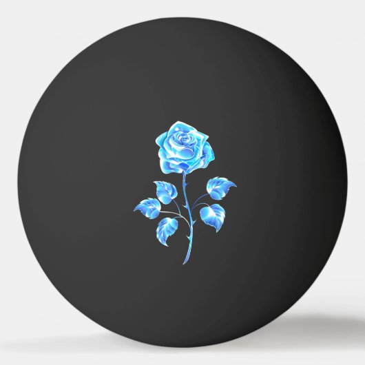 Balle De Ping Pong Rose bleu brûlant (Dos)