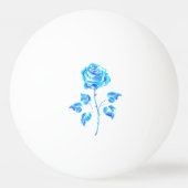Balle De Ping Pong Rose bleu brûlant (Dos)