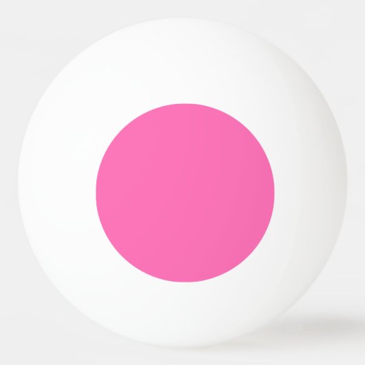 Balle De Ping Pong Rose chaud (Devant)