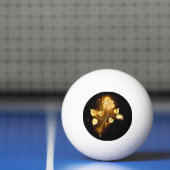 Balle De Ping Pong Rose d'or ( rose dorée ) (Filet)
