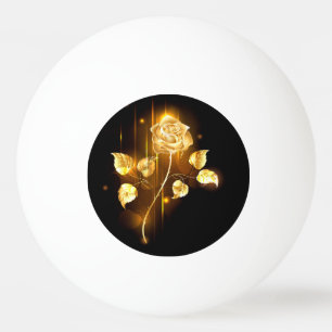 Balle De Ping Pong Rose d'or ( rose dorée )