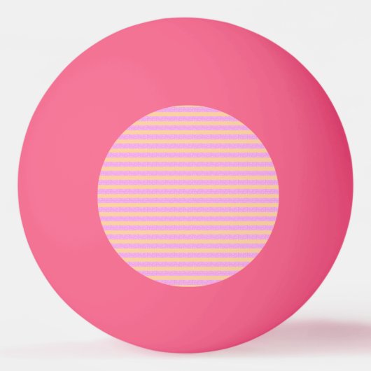 Balle De Ping Pong Rose Géométrique (Devant)
