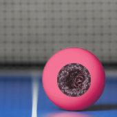 Balle De Ping Pong Rose Mandala (Filet)