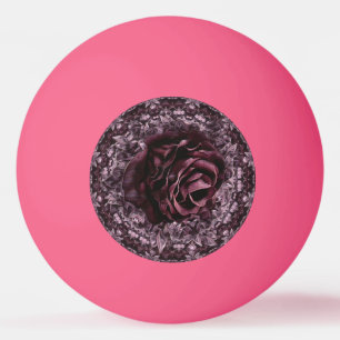 Balle De Ping Pong Rose Mandala