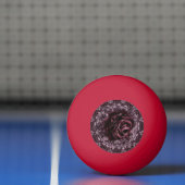 Balle De Ping Pong Rose Mandala (Filet)