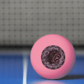 Balle De Ping Pong Rose Mandala  (Filet)