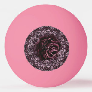 Balle De Ping Pong Rose Mandala