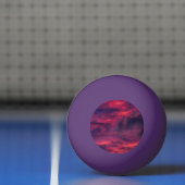 Balle De Ping Pong rouge d'août (Filet)