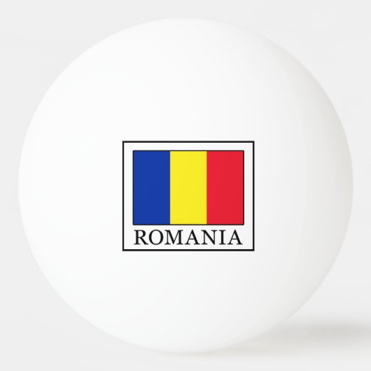 Balle De Ping Pong Roumanie (Devant)