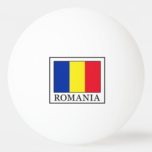 Balle De Ping Pong Roumanie (Devant)