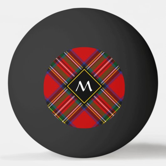 Balle De Ping Pong Royal Stewart Tartan (Devant)