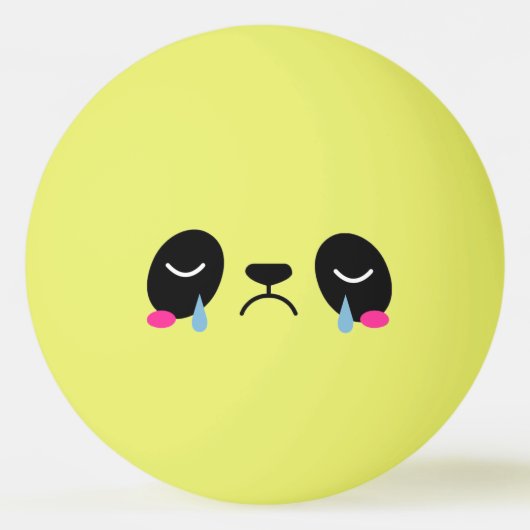 Balle De Ping Pong Sad Panda Pingpongballen (Voorkant)