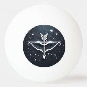 Balle De Ping Pong Sagittaire mystique symbole du zodiaque