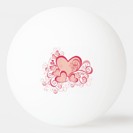 Balle De Ping Pong Saint Valentin Ping Pong Balls (Devant)