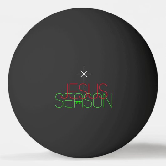 Balle De Ping Pong Saison Jésus (Devant)