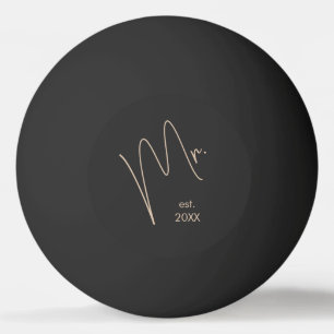 Balle De Ping Pong Salle moderne Beige + noir