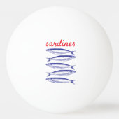 Balle De Ping Pong Sardines (Dos)
