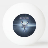 Balle De Ping Pong Scorpion de chrome (Devant)
