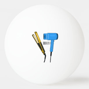Balle De Ping Pong Sèche-cheveux & lisseuse-cheveux illustration