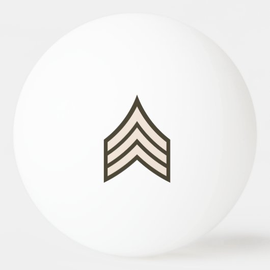 Balle De Ping Pong Sergent d'armée (Devant)