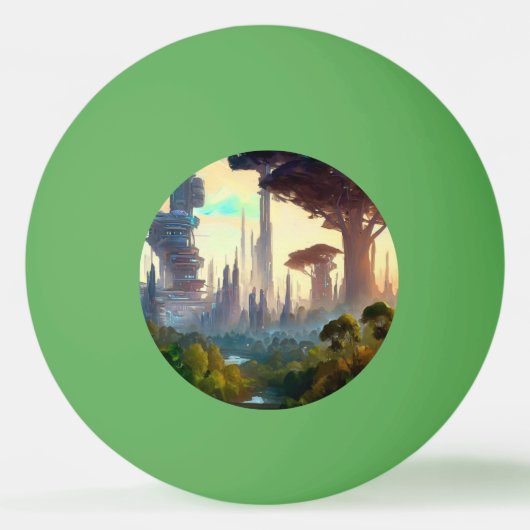 Balle De Ping Pong SF City Forest Planet (1) (Devant)