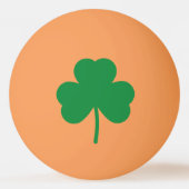 Balle De Ping Pong Shamrock vert de l'Jour de l'Saint Patrick de ferm (Dos)
