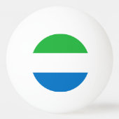 Balle De Ping Pong Sierra Leone Flag (Dos)