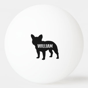 Balle De Ping Pong Silhouette de bouledogue français