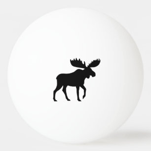 Balle De Ping Pong Silhouette d'orignal