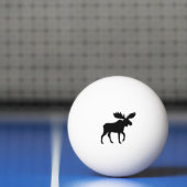 Balle De Ping Pong Silhouette d'orignal (Filet)