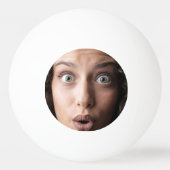 Balle De Ping Pong Simple Amusement Surpris Drôle Photo Visage (Dos)