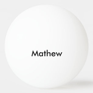 Balle De Ping Pong simple lettre initiale monogramme ajouter votre no