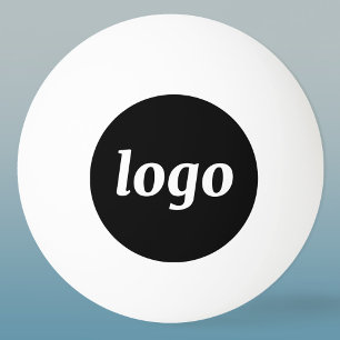 Balle De Ping Pong Simple logo de l'entreprise de promotion de la mar