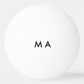 Balle De Ping Pong Simple monogramme ajouter votre nom lettre man min