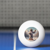 Balle De Ping Pong Sloth Skiing (Filet)