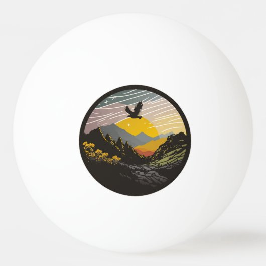 Balle De Ping Pong Snowdonia (Devant)