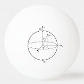 Balle De Ping Pong Sphère Bloch | Physique / Maths Quantum Bit (Dos)